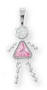 sterling silver october girl birthstone charm