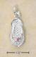 sterling silver october sandal birthstone charm