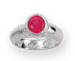 sterling silver july mini ring birthstone charm