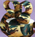 camoflauge printed satin ribbon for your redneck wedding cake charms