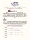 your fortune bouquet charms come with a personalized description card