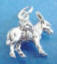 sterling silver donkey charm