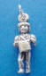 sterling silver drummer boy christmas cake charm