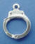 sterling silver handcuff charm single ladies cake charm