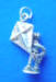 sterling silver kite charm for bridesmaid charm cake wedding cake ribbon pull