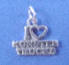 sterling silver redneck wedding cake charm i love moster trucks