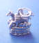 sterling silver noah's ark wedding cake charm for bridesmaid charm cake ribbon pull