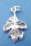 sterling silver oak leaf charm