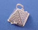 sterling silver las vegas pyramid wedding cake charm