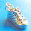 sterling silver sneaker baby shower cake charm