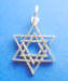 sterling silver star of david charm