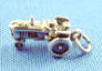 sterling silver redneck tractor wedding cake charm