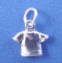 sterling silver redneck t-shirt wedding cake charm