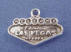 sterling silver las vegas wedding cake charm