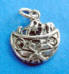 sterling silver noah's ark charm