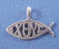 sterling silver christian fish charm