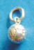 sterling silver earth globe charm