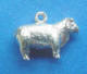 sterling silver 3-d lamb sheep charm