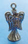 sterling silver 3-D praying angel charm