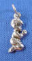 sterling silver boy praying charm