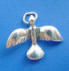 sterling silver soaring phoenix charm