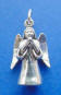 sterling silver praying angel charm