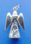 sterling silver praying angel charm