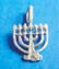 sterling silver small menorah charm