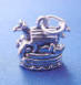 sterling silver noah's ark charm