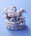 sterling silver noah's ark charm