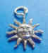 sterling silver sun charm