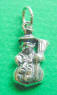 sterling silver snowman charm