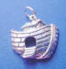 sterling silver noah's ark charm