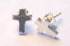 sterling silver cross earrings