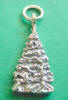 sterling silver christmas tree charm