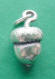 sterling silver acorn charm