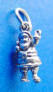 sterling silver small santa charm