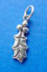 sterling silver holly charm