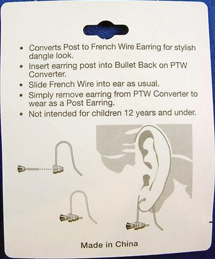 Jewelry by Rhonda Earring Allergy Products Skin Allergy From Metal Jewelry Earring Comfort Products