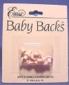 E'arrs Baby Backs are soft rubber earring backs.