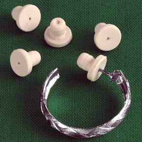 Rubber Earring Backs, Baby Earring Backs