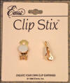 Earrs Clip Stix have adhesive dots