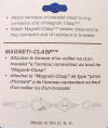 back of package