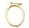 14k gold necklace shortener clasp with safety latch