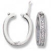 sterling silver scroll work filigree design pearl necklace shortener