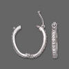 sterling silver squares design pearl necklace shortener