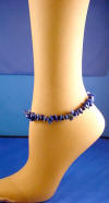 lapis anklet