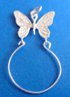 sterling silver butterfly charmholder