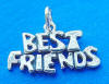 sterling silver best friends charm