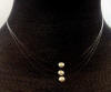 bridesmaid 3-pearl illusion necklace